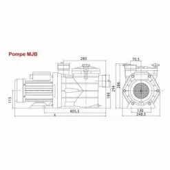 40 M3/h Pompe Piscine Auto-amorçante MJB - Interplast 6 40 M3/h Pompe Piscine Auto-amorçante MJB - Interplast -Pompe et filtre de piscine Soldes 60817269 3