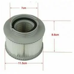 DONTODENT Cartouche Filtrante, Cartouches Filtrantes De Remplacement Filtre Cartouches Passoire Pour Les Modèles Bain À Remous Spas Piscine Pour Mspa FD2089 (2 Pcs) 5 DONTODENT Cartouche Filtrante, Cartouches Filtrantes De Remplacement Filtre Cartouches Passoire Pour Les Modèles Bain À Remous Spas Piscine Pour Mspa FD2089 (2 Pcs) -Pompe et filtre de piscine Soldes 61077681 3