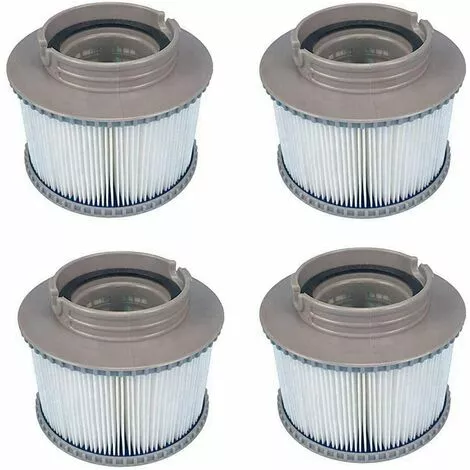 DECKON Mscomft MSPA Cartouches De Rechange De Filtre Pour Tous Les Modèles Whirlpool Spas Swimming Piscine,Cartouches Filtrantes Avec Filet Pour MSpa Les Spas Bubble Spa (4 Pièces) 1 DECKON Mscomft MSPA Cartouches De Rechange De Filtre Pour Tous Les Modèles Whirlpool Spas Swimming Piscine,Cartouches Filtrantes Avec Filet Pour MSpa Les Spas Bubble Spa (4 Pièces)