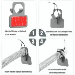 FONTAINEBLEAU Lot De 2 Support De Tuyau De Piscine, Adaptateur Pour Piscine, Gris Accessoires Piscine, Pour Tuyaux Piscine De Dans Les 38 Mm,Fonepro 7 FONTAINEBLEAU Lot De 2 Support De Tuyau De Piscine, Adaptateur Pour Piscine, Gris Accessoires Piscine, Pour Tuyaux Piscine De Dans Les 38 Mm,Fonepro -Pompe et filtre de piscine Soldes 61288889 3