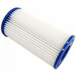 LIFCAUSAL Élément Filtrant De Piscine Filtre De Remplacement De Pompe à Cartouche De Filtre De Piscine Réutilisable Compatible Avec Les Accessoires De Piscine Domestiques Bestway VII/Intex D (2pcs φ107 * 203mm)