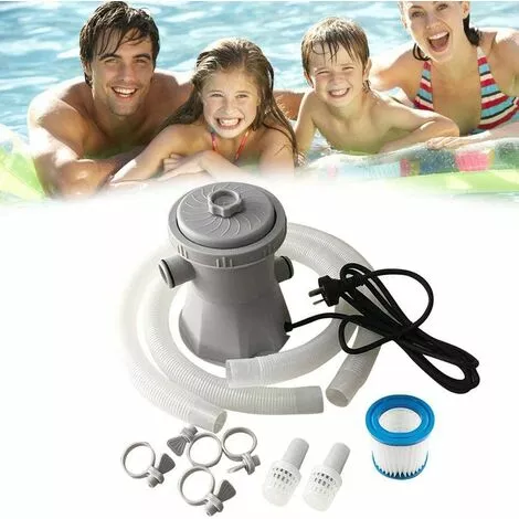 BENOBBY KIDS Pompe De Filtrages Pour Les Piscines Hors-sol, Piscine Circulation Filtre Pompe Pompe à Eau Cartouche Piscine Filtres Pompe électrique Piscine Filtre Pompe 2 BENOBBY KIDS Pompe De Filtrages Pour Les Piscines Hors-sol, Piscine Circulation Filtre Pompe Pompe à Eau Cartouche Piscine Filtres Pompe électrique Piscine Filtre Pompe – Image 2