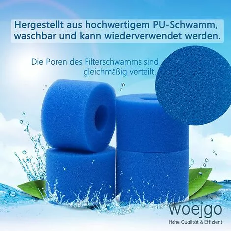BENOBBY KIDS Lot De 4 Cartouches Filtrantes éponge Type S1 Pour Piscin 4 BENOBBY KIDS Lot De 4 Cartouches Filtrantes éponge Type S1 Pour Piscin – Image 4