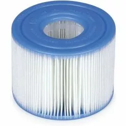 BENOBBY KIDS Type S1 PureSpa Easy Set Pool Spa Hot Tub Filter Replacement Cartridges (6 Filters), Blue And White 107*73mm 43mm