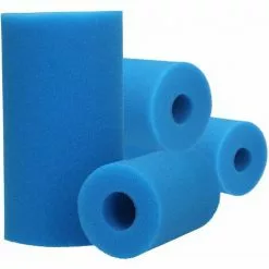 LIFCAUSAL Filtre En Mousse De Piscine éponge Filtre à Cartouche Lavable Réutilisable Pour Remplacement D'aquarium De Piscine Pour Filtre De Type A Bleu 21 * 10 * 9 Cm 4PCS / Pack -Pompe et filtre de piscine Soldes 63587560 3