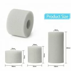 LIFCAUSAL Cartouche D'éponge En Mousse De Filtre De Piscine Réutilisable Lavable Pour Intex Type A (blanc 102*93*30mm) -Pompe et filtre de piscine Soldes 63587634 3