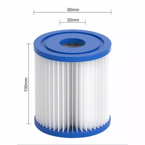 TANCYCO Cartouches De Filtre De Piscine Pour Remplacement De Pompes De Filtre De Piscine De Filtre à Cartouche Intex Type D 2 TANCYCO Cartouches De Filtre De Piscine Pour Remplacement De Pompes De Filtre De Piscine De Filtre à Cartouche Intex Type D – Image 2