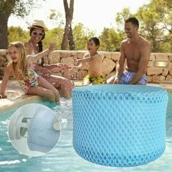 SINCèREETALI Lot De 6 Sacs En Maille Pour Filtre De Piscine MSpa, Filtre De Piscine Gonflable, Cartouches De Spa, Filet De Protection 10,5 X 6,8 Cm -Pompe et filtre de piscine Soldes 63821152 5