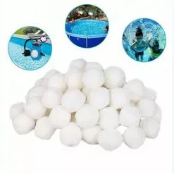 FOZIY Boules De Filtre,Balles Filtrantes 700g Peut Remplacer 25 Kg Sable Filtrant Sable De Quartz,Média Filtre à Fibres Utilisées Dans Les Piscines, Filtres à Sable, Filtration D'eau.，Fonepro -Pompe et filtre de piscine Soldes 63839723 5