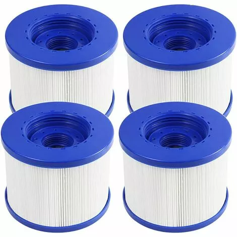 MOWZE Swimming Pool Filter 4 Pack Replacement,Cartouche Filtre à Vis Gonflabl De Vis 104mm,pour Clever Spa + Aquaparx + Aqua Spa + Costway + All Seasons + GoPlus + Wido And Others… 4 Piezas 1 MOWZE Swimming Pool Filter 4 Pack Replacement,Cartouche Filtre à Vis Gonflabl De Vis 104mm,pour Clever Spa + Aquaparx + Aqua Spa + Costway + All Seasons + GoPlus + Wido And Others… 4 Piezas