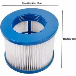 MOWZE Lot De 2 Cartouches De Filtres Pour Spa Gonflable -Pompe et filtre de piscine Soldes 63869951 3