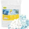 MOWZE 1300g Balles Filtrantes,Boules De Filtre De Piscine,Réutilisables,Média Filtre à Fibres Peut Remplacer 45 Kg Sable Quartz Piscine Filtres à Sable Filtrage De L'eau,Utilisées Dans Les Piscines