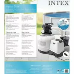 Intex 26648 Krystal Clear Zandfilter Pomp 8.000L/U - 8m3/h