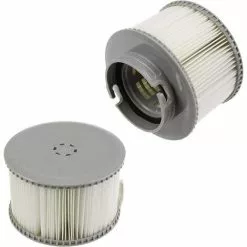 CARILLONSàVENT Carivent MSPA Cartouches De Rechange De Filtre Pour Tous Les Modèles Whirlpool Spas Swimming Piscine,Cartouches Filtrantes Avec Filet Pour MSpa Les Spas Bubble Spa (4 Pièces) -Pompe et filtre de piscine Soldes 64142541 5