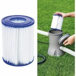 MEZHENG Lot De 2 Cartouches De Filtre Pour Piscine Intex Type A -Pompe et filtre de piscine Soldes 64535595 3