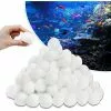 Froadp 700g Boules De Filtration Filtres De Piscine Boule D'Ouate Balles Filtrantes Pour Cuve De Filtration 700g Filterballs Peuvent Remplacer 25KG De Sable De Filtration Blanc