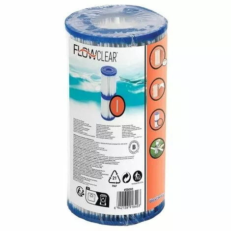 Bestway - Flowclear - Cartouche Filtrante Type I 3 Bestway - Flowclear - Cartouche Filtrante Type I – Image 3