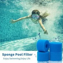 L'FLANEUR éponge Filtrante Type S1, Cartouche Filtrante RéUtilisable Pour Intex Type S1, Filtre En Mousse à Cartouche éponge Lavable Pour Piscines,Jardin Extérieur (6 Pièces) ANEUR -Pompe et filtre de piscine Soldes 65354355 5