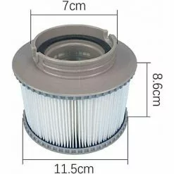 L'FLANEUR Lot De 6 Filtres De Rechange Pour MSpa FD2089, Cartouche De Filtre Pour Piscine, Et Spas ANEUR -Pompe et filtre de piscine Soldes 65357165 3