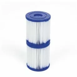 OSQI Bestway 58093 Lot De 2 Cartouches Type I，Bestway 58093 Cartouches Type I, Cartouche Filtre Piscine Type I Pour Bestway Pompe De Piscine, Filtre Piscine Type I Pour Le Nettoyage Des Tuyaux