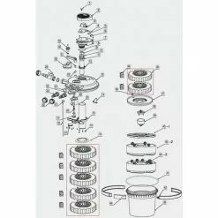 OSQI Pièce Détachée CPF-15000 Jeu D'éponges Filtrantes Pour Filtre De Bassin à Pression -Pompe et filtre de piscine Soldes 65501240 3