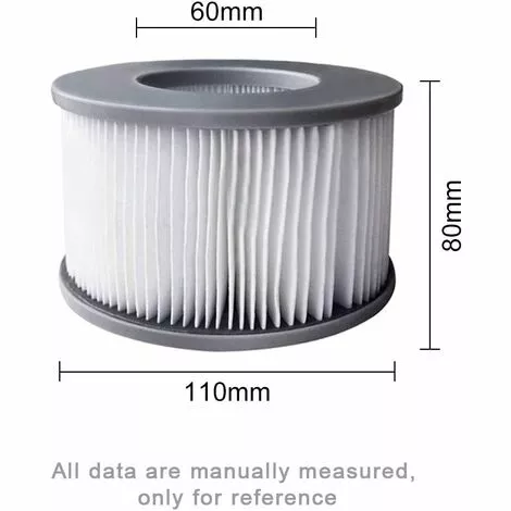 OSQI Pack De 2 Filtres De Rechange Pour Mspa - Pompe à Cartouche Pour Piscines, Eau Chaude Et Spa 2 OSQI Pack De 2 Filtres De Rechange Pour Mspa - Pompe à Cartouche Pour Piscines, Eau Chaude Et Spa – Image 2