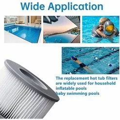 OSQI Filtres De Rechange Pour Cartouche Filtrante Mspa, Pour Spa Sous-marin Et Spa, Adaptés à Tous Les Spas Actuels, Pour Piscines Gonflables (4 Pièces) -Pompe et filtre de piscine Soldes 65502757 3