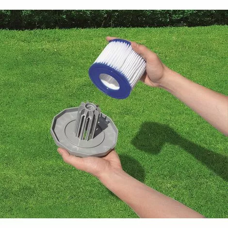 ELLE 2PCS Filtre De Piscine à Source Chaude Gonflable Bestway VI Adapté à La Pompe De Filtration De Piscine 58323 5 ELLE 2PCS Filtre De Piscine à Source Chaude Gonflable Bestway VI Adapté à La Pompe De Filtration De Piscine 58323 – Image 5