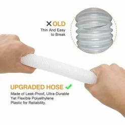 READCLY-Tuyau De Rechange Pour Piscine De 1,25 Po De Diamètre Pour Piscines Hors Terre, Piscine Avec Pince Métallique Pour Pompe De Filtre Intex Ou Tuyaux De 3,2 Cm - 1,5 Mètre De Long (Paquet De 2) 9 READCLY-Tuyau De Rechange Pour Piscine De 1,25 Po De Diamètre Pour Piscines Hors Terre, Piscine Avec Pince Métallique Pour Pompe De Filtre Intex Ou Tuyaux De 3,2 Cm - 1,5 Mètre De Long (Paquet De 2) -Pompe et filtre de piscine Soldes 65599082 5