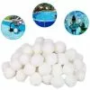 HEGUYEY Balles Filtrantes Piscine 500g - Les Filtres à Sable Filter Balls Remplacent 20 Kg De Sable Filtrant