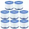 DONTODENT Filtre De Piscine 8 Pièces, Pour Cartouche De Pompe De Filtre Bestway Spa Type Vi, Filtres De Bain à Remous Pour Lay-z-spa, Pour Filtre Coleman Saluspa