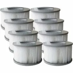 DECKON Pack De 8 Cartouches Filtrantes De Remplacement Pour Piscine Gonflable Mspa, Jacuzzi