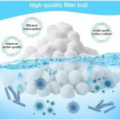 ZOLGINAH Balle Filtrante 700 G, Boules De Filtre De Piscine, Réutilisables, Remplace 25 Kg De Sable Filtrant, Matériau Léger, Billes Filtrantes Pour Divers Systèmes De Filtration De Piscine, Filtre D'aquarium 7 ZOLGINAH Balle Filtrante 700 G, Boules De Filtre De Piscine, Réutilisables, Remplace 25 Kg De Sable Filtrant, Matériau Léger, Billes Filtrantes Pour Divers Systèmes De Filtration De Piscine, Filtre D'aquarium -Pompe et filtre de piscine Soldes 65730796 3