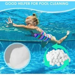 ZOLGINAH Balle Filtrante 700 G, Boules De Filtre De Piscine, Réutilisables, Remplace 25 Kg De Sable Filtrant, Matériau Léger, Billes Filtrantes Pour Divers Systèmes De Filtration De Piscine, Filtre D'aquarium 9 ZOLGINAH Balle Filtrante 700 G, Boules De Filtre De Piscine, Réutilisables, Remplace 25 Kg De Sable Filtrant, Matériau Léger, Billes Filtrantes Pour Divers Systèmes De Filtration De Piscine, Filtre D'aquarium -Pompe et filtre de piscine Soldes 65730796 5