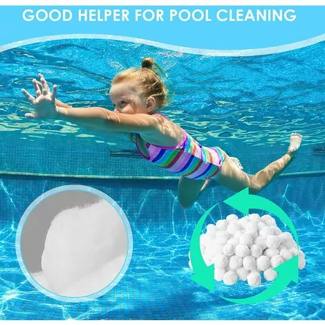 ZOLGINAH Balle Filtrante 700 G, Boules De Filtre De Piscine, Réutilisables, Remplace 25 Kg De Sable Filtrant, Matériau Léger, Billes Filtrantes Pour Divers Systèmes De Filtration De Piscine, Filtre D'aquarium 5 ZOLGINAH Balle Filtrante 700 G, Boules De Filtre De Piscine, Réutilisables, Remplace 25 Kg De Sable Filtrant, Matériau Léger, Billes Filtrantes Pour Divers Systèmes De Filtration De Piscine, Filtre D'aquarium – Image 5