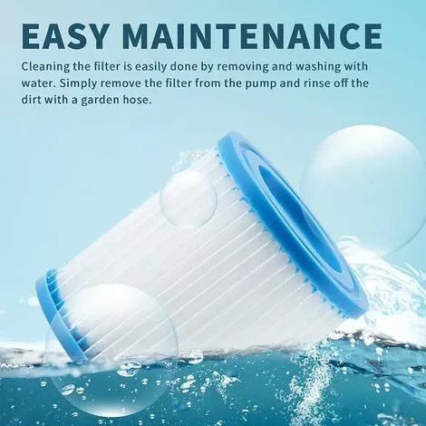 ZOLGINAH For Intex Piscine Cartouche De Filtre Type H 29007 Pour Filtre Pompes 28601, 28602 (4 PCS) 4 ZOLGINAH For Intex Piscine Cartouche De Filtre Type H 29007 Pour Filtre Pompes 28601, 28602 (4 PCS) – Image 4