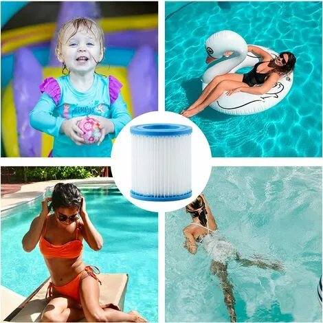 ZOLGINAH For Intex Piscine Cartouche De Filtre Type H 29007 Pour Filtre Pompes 28601, 28602 (4 PCS) 5 ZOLGINAH For Intex Piscine Cartouche De Filtre Type H 29007 Pour Filtre Pompes 28601, 28602 (4 PCS) – Image 5