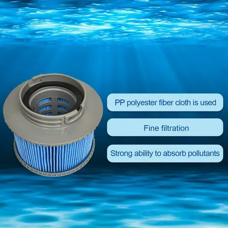 ZOLGINAH Remplacement Des Filtres Pour Piscine, Hotsubbs Et Spas Cartouches De Filtres De Piscine Pour Filtre Spa, Pompe à Cartouche Filtrante Pour MSPA FD2089 (6 Filtres Édition Améliorée) 3 ZOLGINAH Remplacement Des Filtres Pour Piscine, Hotsubbs Et Spas Cartouches De Filtres De Piscine Pour Filtre Spa, Pompe à Cartouche Filtrante Pour MSPA FD2089 (6 Filtres Édition Améliorée) – Image 3
