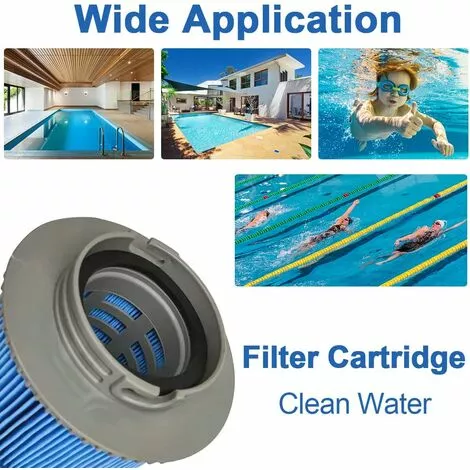 ZOLGINAH Remplacement Des Filtres Pour Piscine, Hotsubbs Et Spas Cartouches De Filtres De Piscine Pour Filtre Spa, Pompe à Cartouche Filtrante Pour MSPA FD2089 (6 Filtres Édition Améliorée) 5 ZOLGINAH Remplacement Des Filtres Pour Piscine, Hotsubbs Et Spas Cartouches De Filtres De Piscine Pour Filtre Spa, Pompe à Cartouche Filtrante Pour MSPA FD2089 (6 Filtres Édition Améliorée) – Image 5