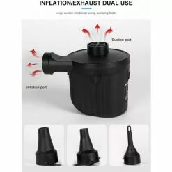 MERéTéET Pompe Piscine Intex 240V, Petite Pompe à Air Domestique,Pompe Electrique De Camping Filtre à Sable , Pompe Piscine Avec 3 Buses -Pompe et filtre de piscine Soldes 65789478 3