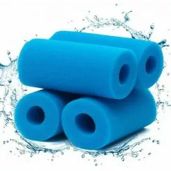 KAEJYIUT Filtre éponge Type A, Filtre Piscine En Mousse, Filtre Mousse Piscine Filtre éponge Pré-Filtre Mousse Cartouche éponge Lavable, Réutilisable. (4 Pièces)