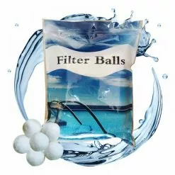 ZHUOXUAN Balles Filtrantes, 700g Boules De Filtre De Piscine Pour Systèmes De Filtration à Sable, Remplac De Sable Filtrant Sable De Quartz, Pour Piscine Système De Filtre à Sable. (Blanc)