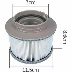 EINEMGELD Lot De 4 Filtres De Rechange Pour MSpa FD2089, Cartouche De Filtre Pour Piscine Et Spa -Pompe et filtre de piscine Soldes 65896690 3
