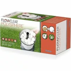 MEZHENG Boule Filtrante Piscine, Boule Filtrante Réutilisable, Boule Filtrante Pour Piscine, Filtre à Sable, Filtration D'eau -Pompe et filtre de piscine Soldes 65952722 3