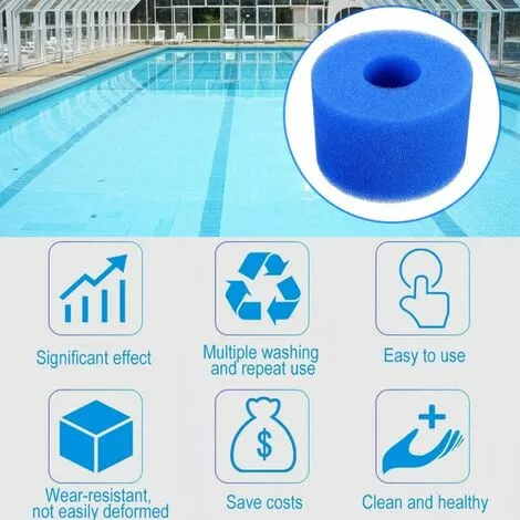 DONTODENT Piscine Filtre Eponge Eponge Mousse Lavable Pour Filtre à Bain à Remous 10.8x7.3x4cm 6pcs Surf & Diving-Piscines Et Accessoires-Piscine Accessoires 4 DONTODENT Piscine Filtre Eponge Eponge Mousse Lavable Pour Filtre à Bain à Remous 10.8x7.3x4cm 6pcs Surf & Diving-Piscines Et Accessoires-Piscine Accessoires – Image 4