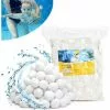 JUNJUN Boule De Filtre De Piscine 200G Remplacement De Boule De Filtre À Sable De Filtre De Piscine 5.6Kg Sable De Filtre Adapté Aux Accessoires De Piscine De Filtre De Piscine De Piscine