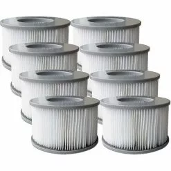DONTODENT Lot De 8 Cartouches Filtrantes De Rechange Pour Piscine Gonflable Mspa, Jacuzzi Ruikalucky