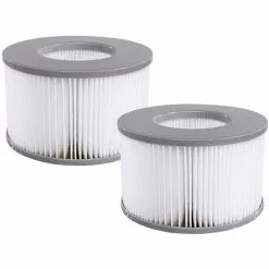 Deckon 2pcs Filtres De Bain à Remous Pour MSpa Piscines Gonflables, Pompe à Cartouche Filtrante Version Améliorée Pour MSPA Tous Les Spas Actuels
