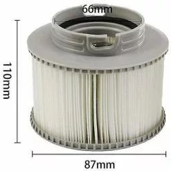 ZHUOXUAN 2 Pièces Cartouche Filtrante Mspa Fd2089 Spa Spas Partie Tamis Remplacement Piscine Gonflable Outil Universel Rond