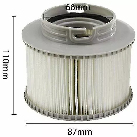 ZHUOXUAN 2 Pièces Cartouche Filtrante Mspa Fd2089 Spa Spas Partie Tamis Remplacement Piscine Gonflable Outil Universel Rond 1 ZHUOXUAN 2 Pièces Cartouche Filtrante Mspa Fd2089 Spa Spas Partie Tamis Remplacement Piscine Gonflable Outil Universel Rond